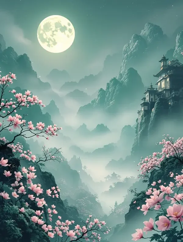 月照群山（2025）封面海报 - 99影视山月映集